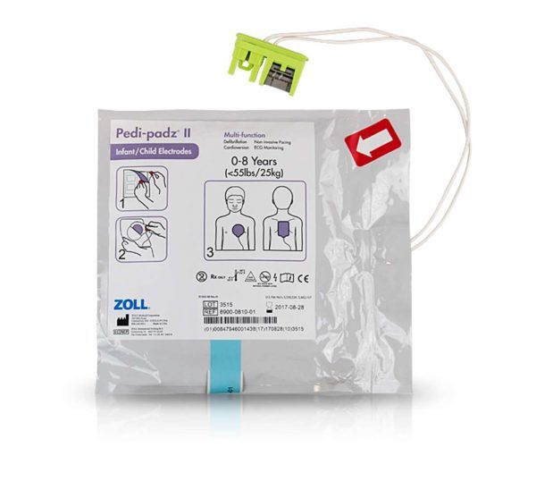 Pedi-Padz børneelektrode til ZOLL Plus AED